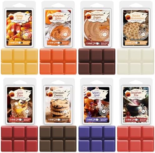 Halloween Scented Wax Melts 8 Pack for Warmers