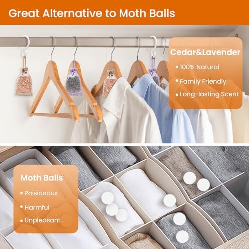 Homode Cedar Blocks for Clothes Storage