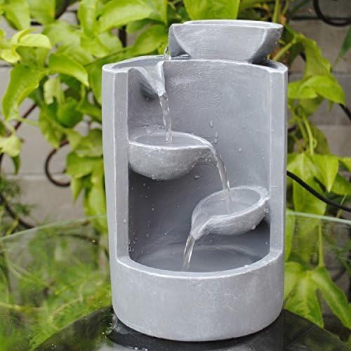 Grey Mini Tabletop Fountain 1
