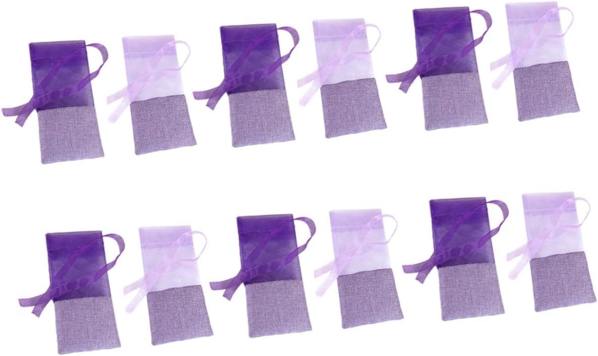 24pcs Lavender Sachet Bags for Closet Air Freshener Decor