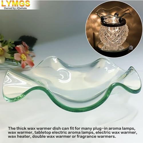 LYMGS 45 Inch Glass Wax Melt Warmer Dish