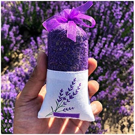 Lavender Bud Dried Flower Sachets for Home and Car Aromatic Air Freshener
