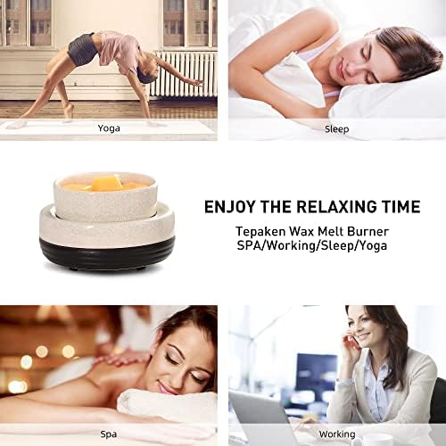 Stylish Ceramic Candle Wax Melter for Home Fragrance