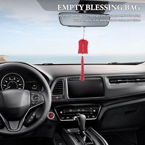 LUOZZY 3pcs Fabric Charm Bag Portable Fragrance Sachet with Tassel