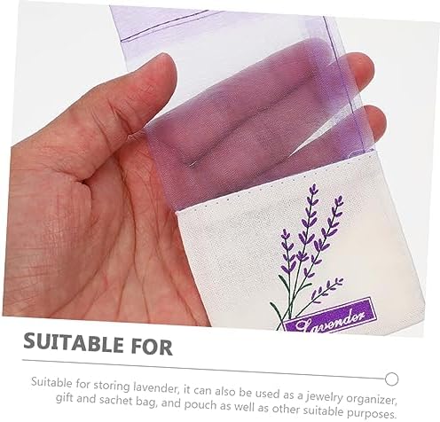 Hemoton 50pcs Lavender Sachet Bags for Home Fragrance and Closet Storage