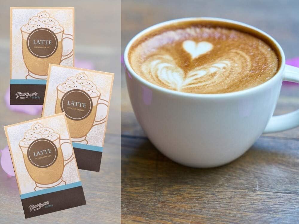 Floral Simplicity Latte Scented Sachets Pack of 3