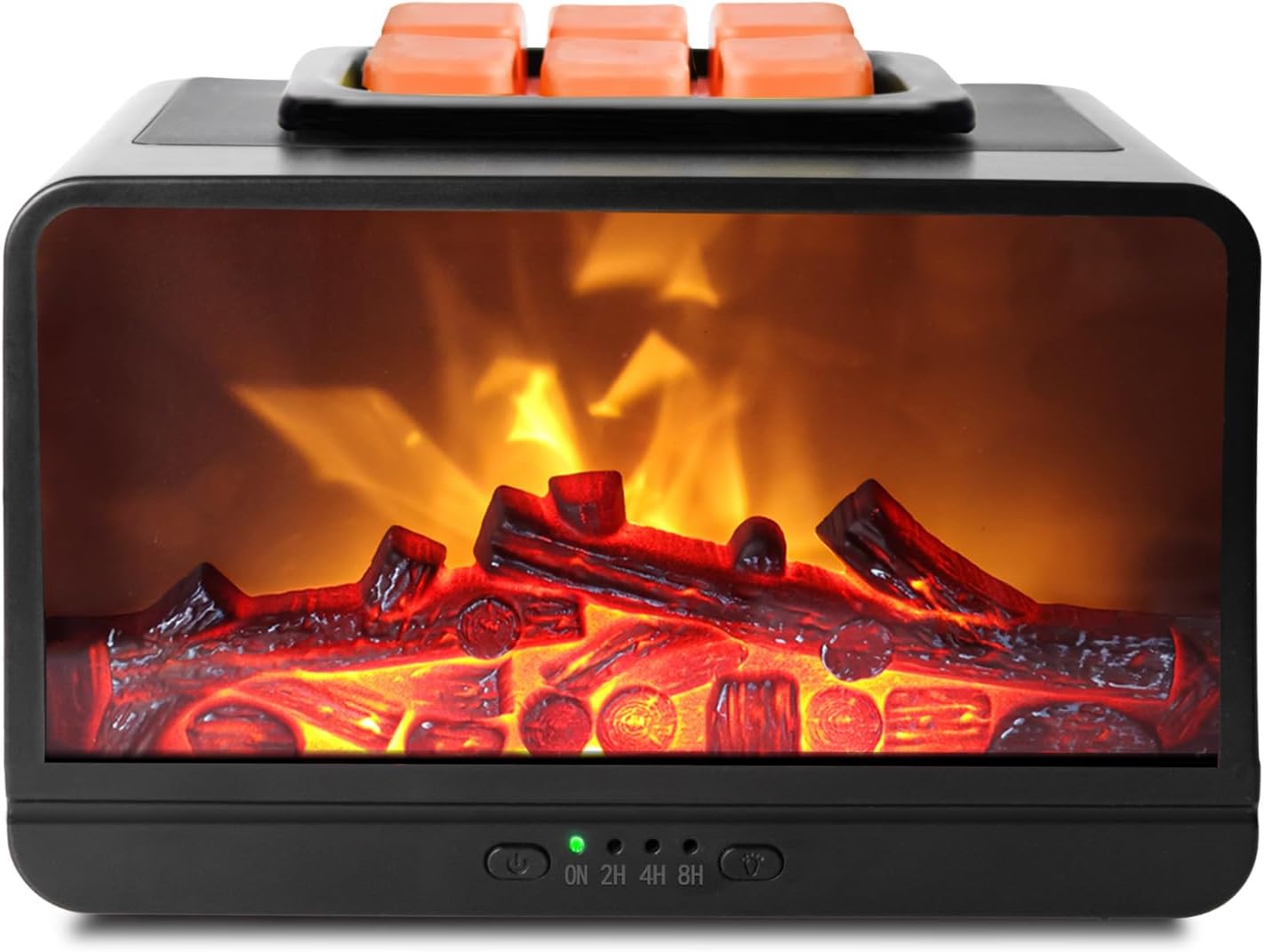 3D Dynamic Flame Electric Wax Warmer with 4 Timers