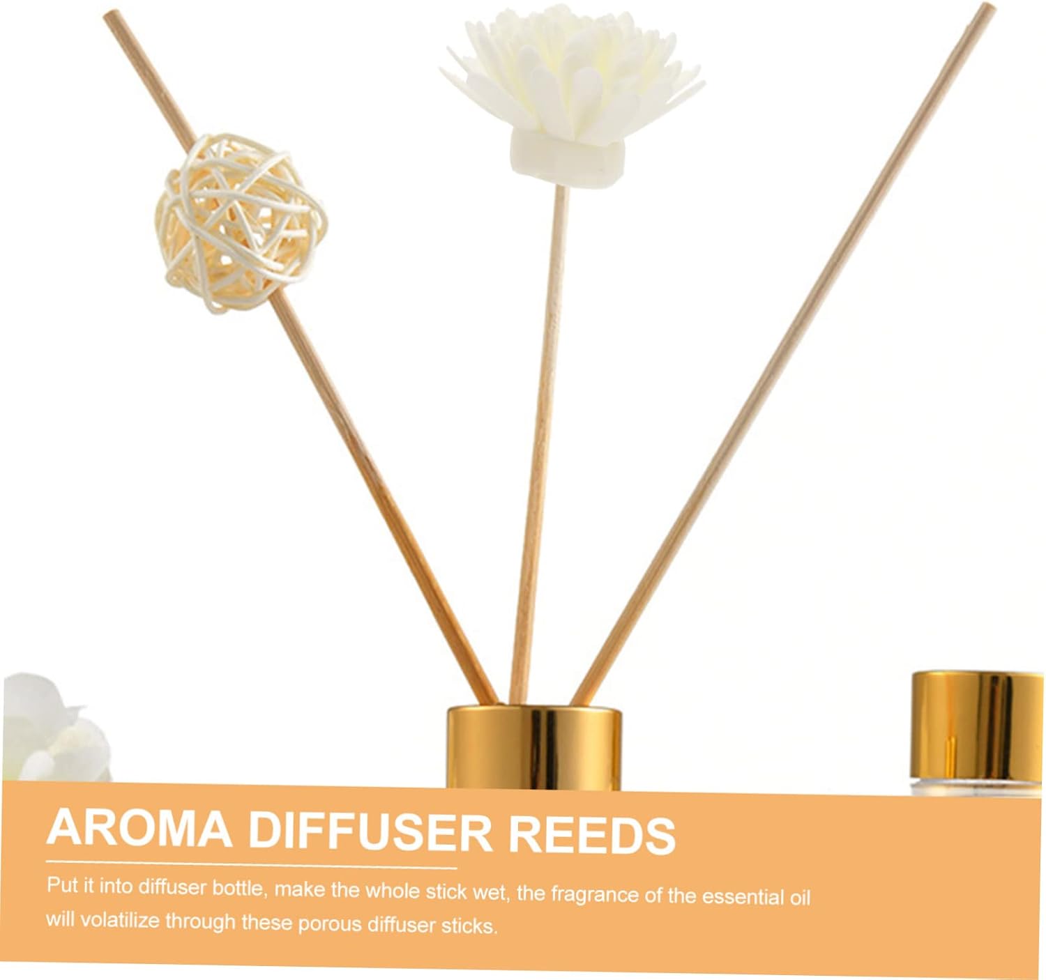 Ciieeo Chrysanthemum Aroma Diffuser Sticks 5pcs Natural Rattan