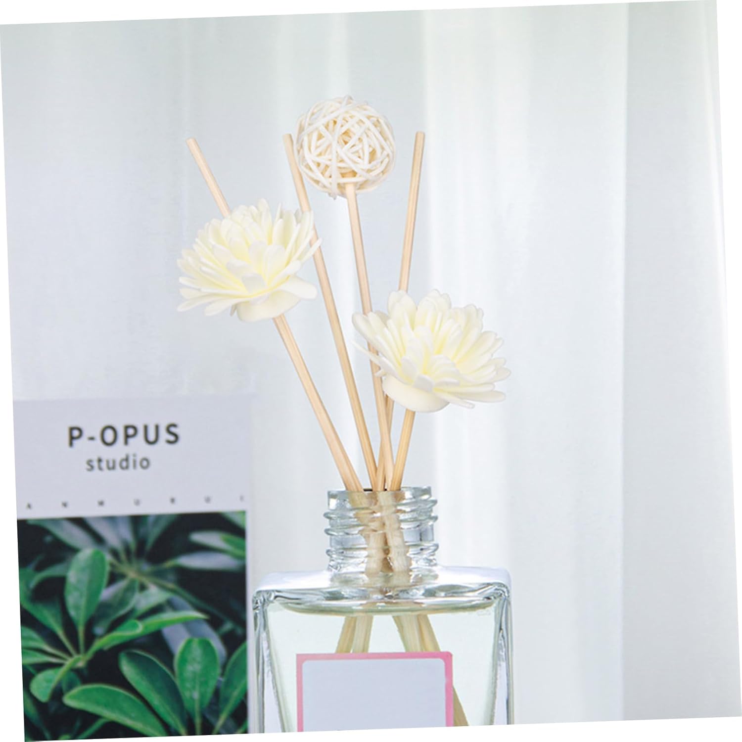 Ciieeo Chrysanthemum Aroma Diffuser Sticks 5pcs Natural Rattan