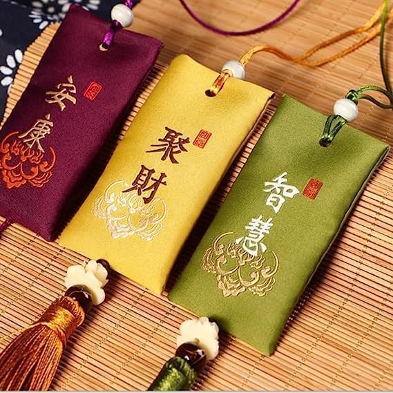 Classical Spiritual Salt Pouch With Sachet For Home Fragrance
