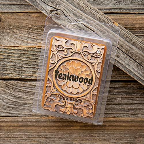 Teakwood Scented Wax Melts - 6 Cubes 2 Ounces 1 Pack