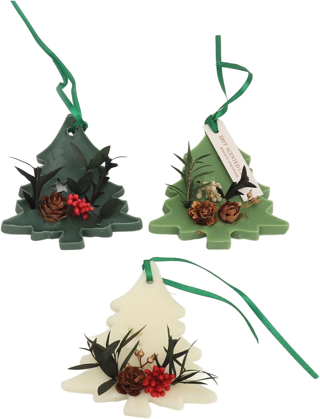 Christmas Tree Scented Wax Sachet with Bluebell Gardenia and White Teahouse Fragrances