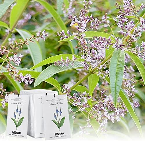 MYARO 12 Pack Lemon Verbena Scented Sachets for Closets and Drawers