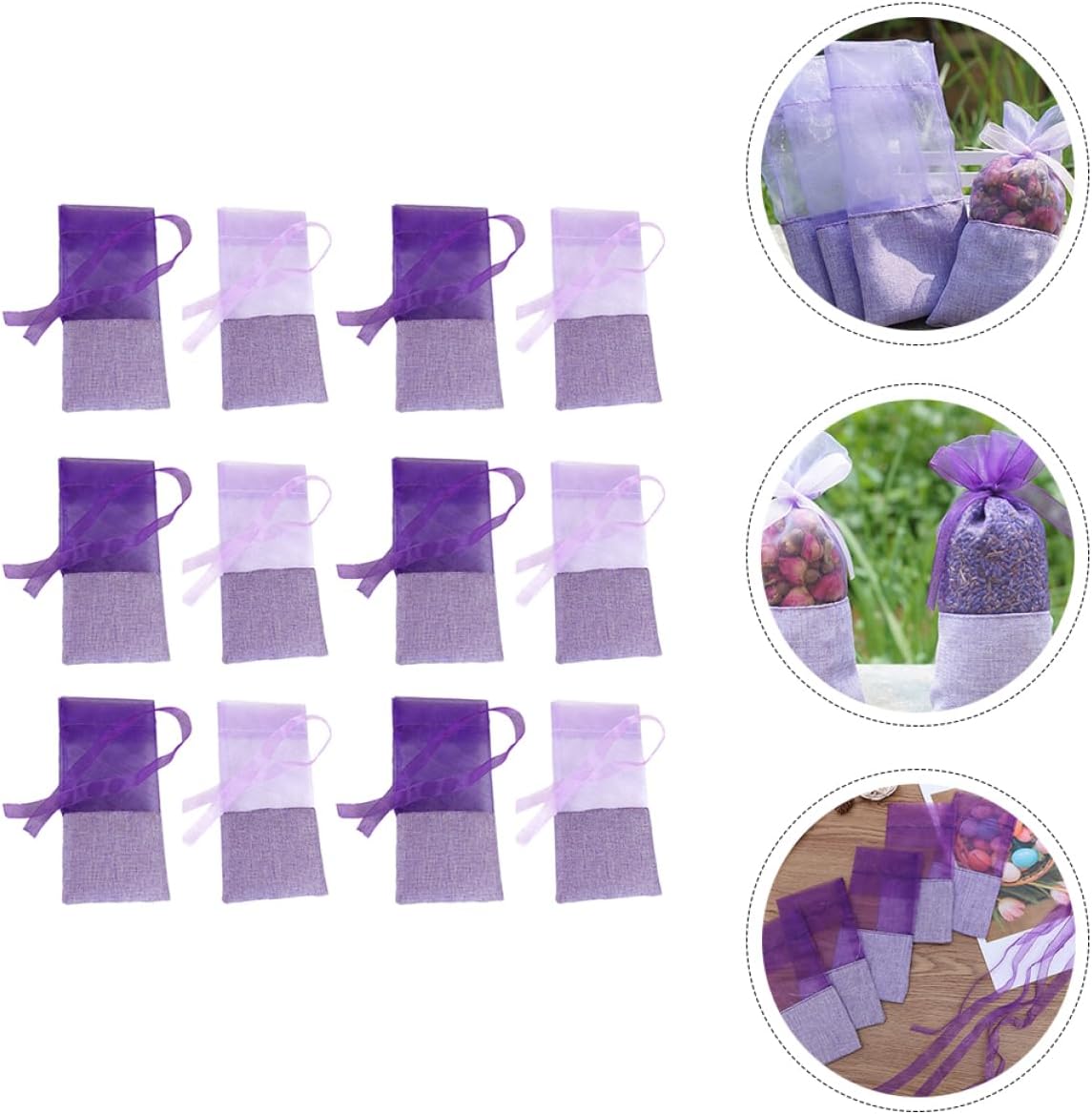 24Pcs Lavender Sachet Bags for Home and Travel