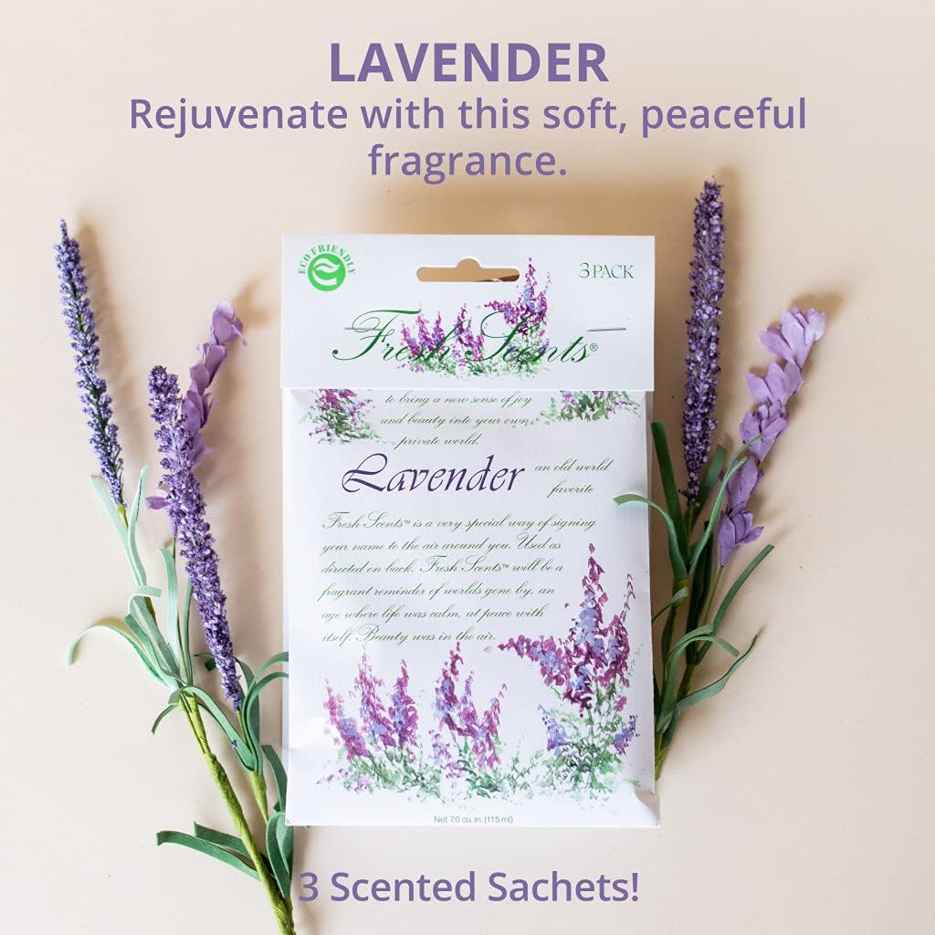 Willowbrook Fresh Scents Lavender Scented Sachet 3 Pack