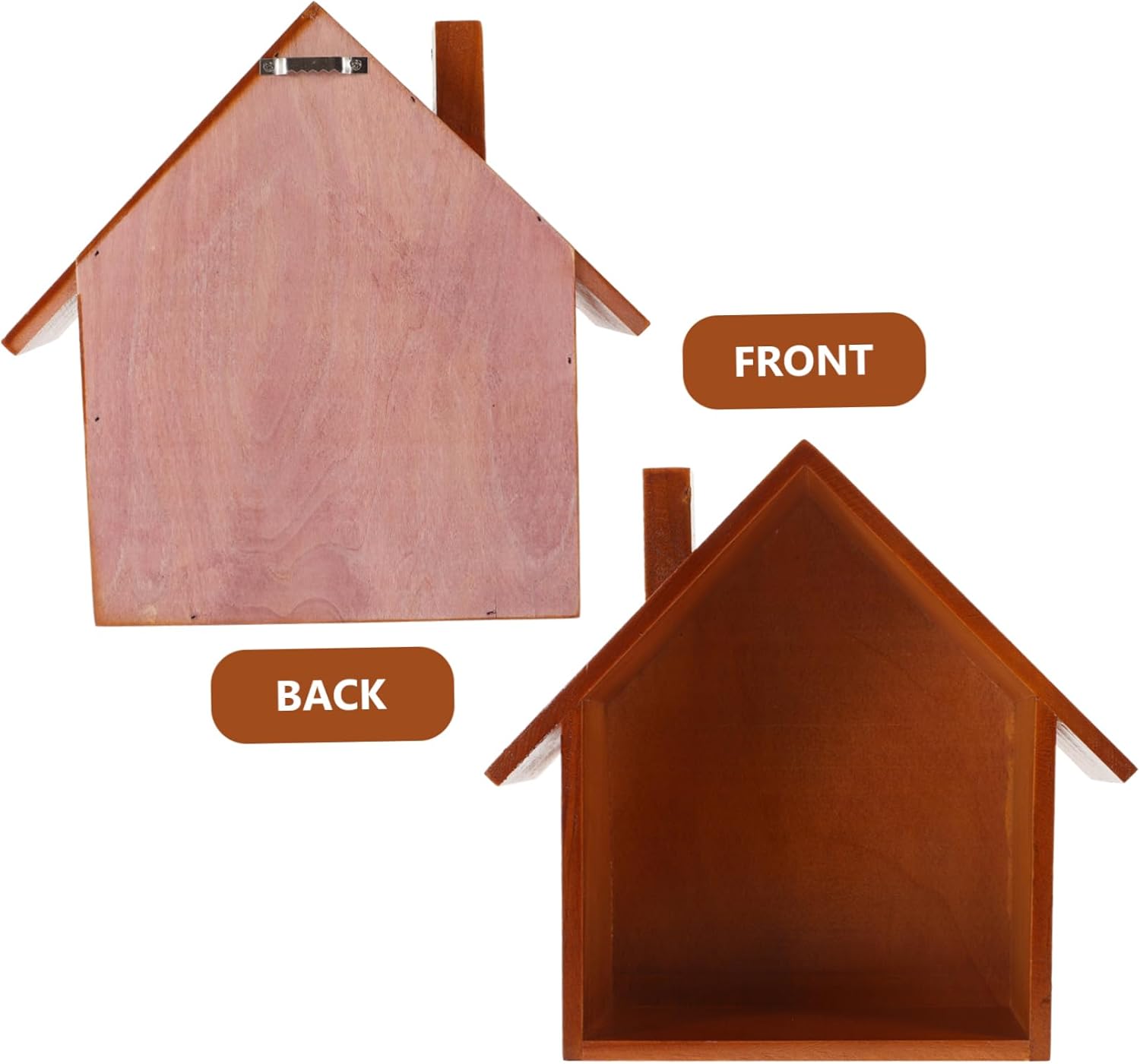 Wooden Floating Wall Shelf Decorative Storage Corner Mount