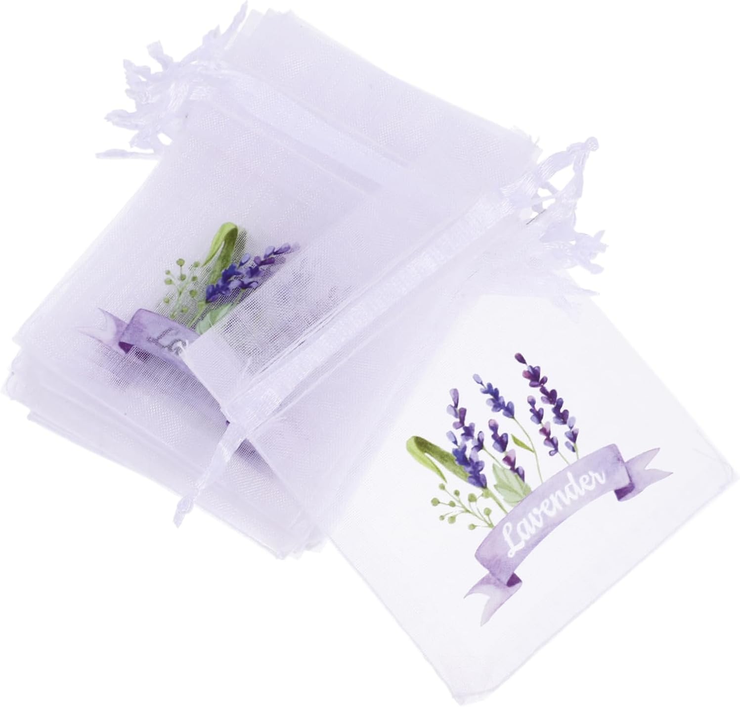 CORHAD 20pcs Empty Perfume Bags Drawstring Closure for Lavender Potpourri