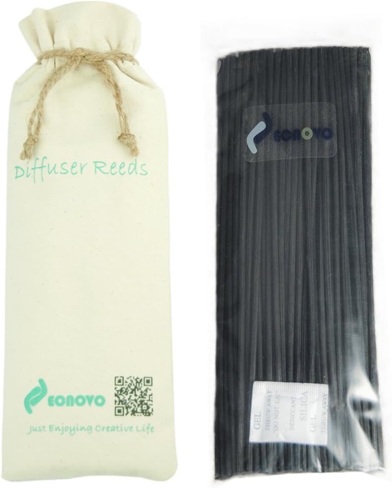Resafy Reed Diffuser Sticks 9 Inches Black