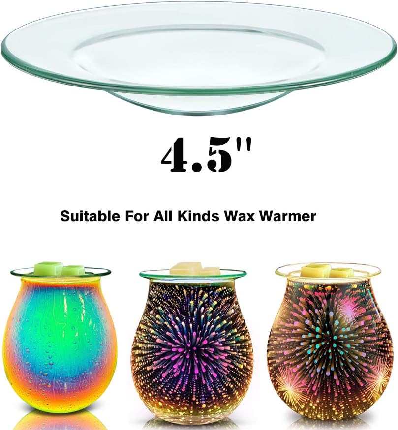 Corleone Replacement Glass Wax Warmer Dish 2Pcs