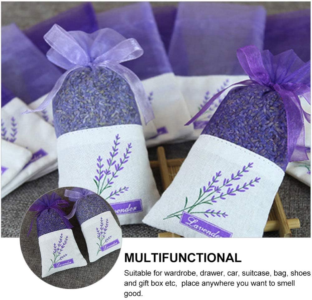 Cabilock Lavender Sachet Bag Set 22pcs Gauze Pouches