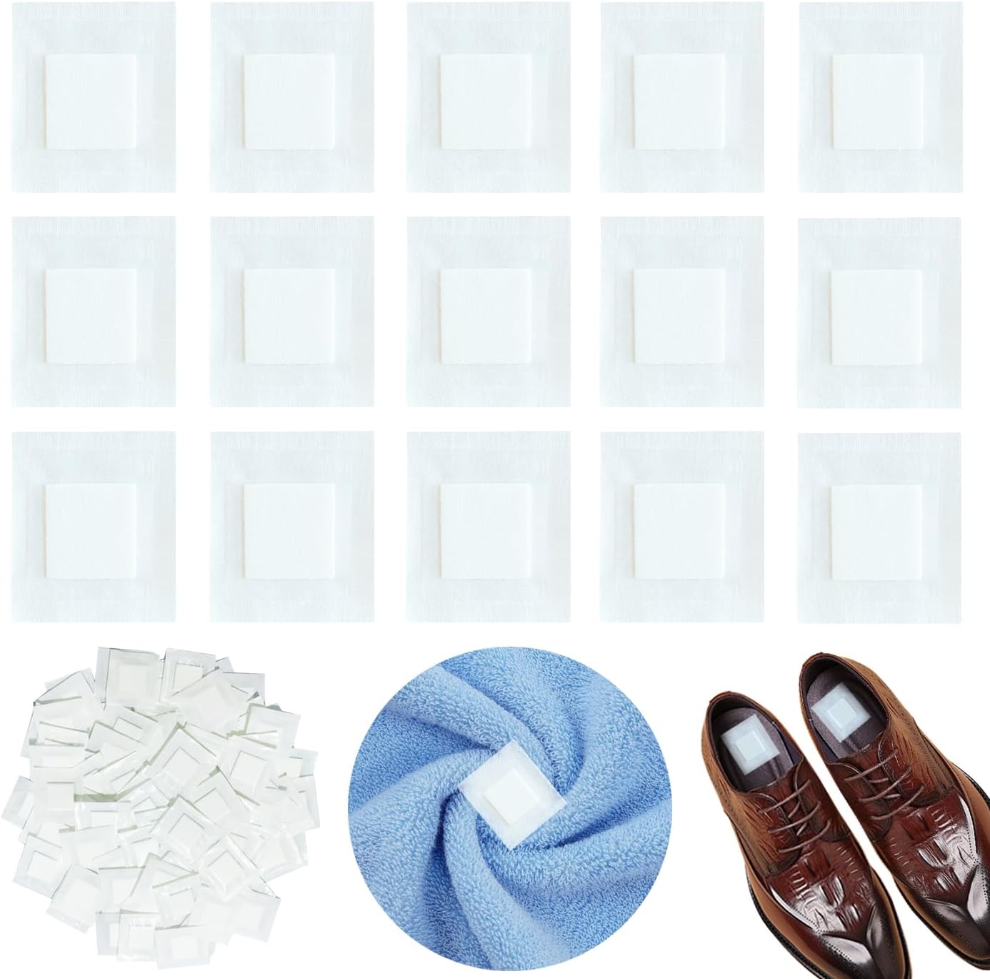 100 Pack Small Scented Sachets for Shoes Towels Wallets and Handbags