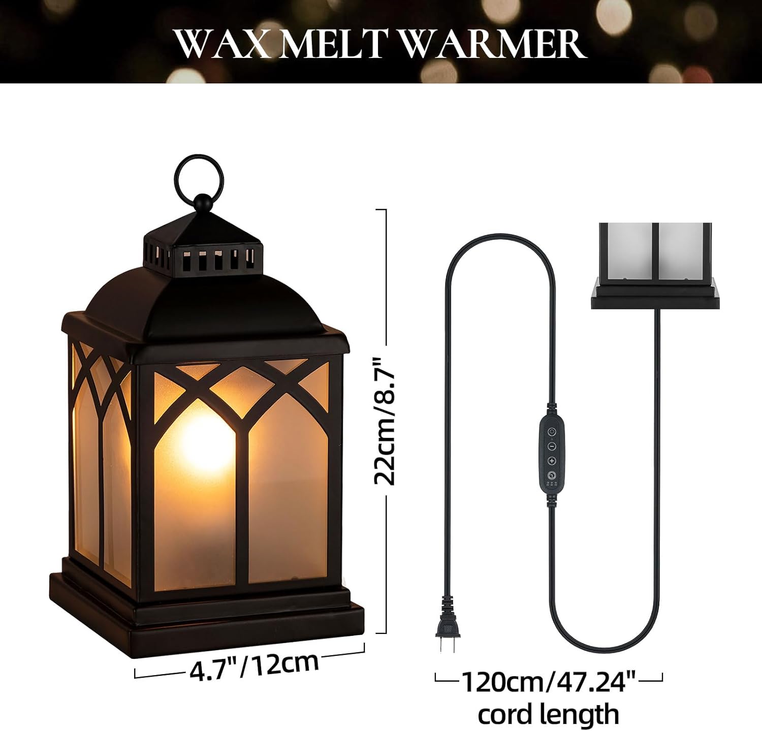 Wax Melt Warmer with Timer for Home Fragrance