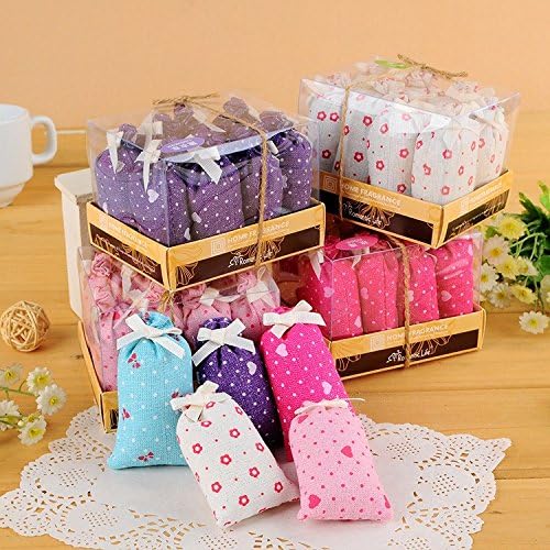 8pcs Pillow Shape Aromatic Air Freshener Sachets - Lily Scented