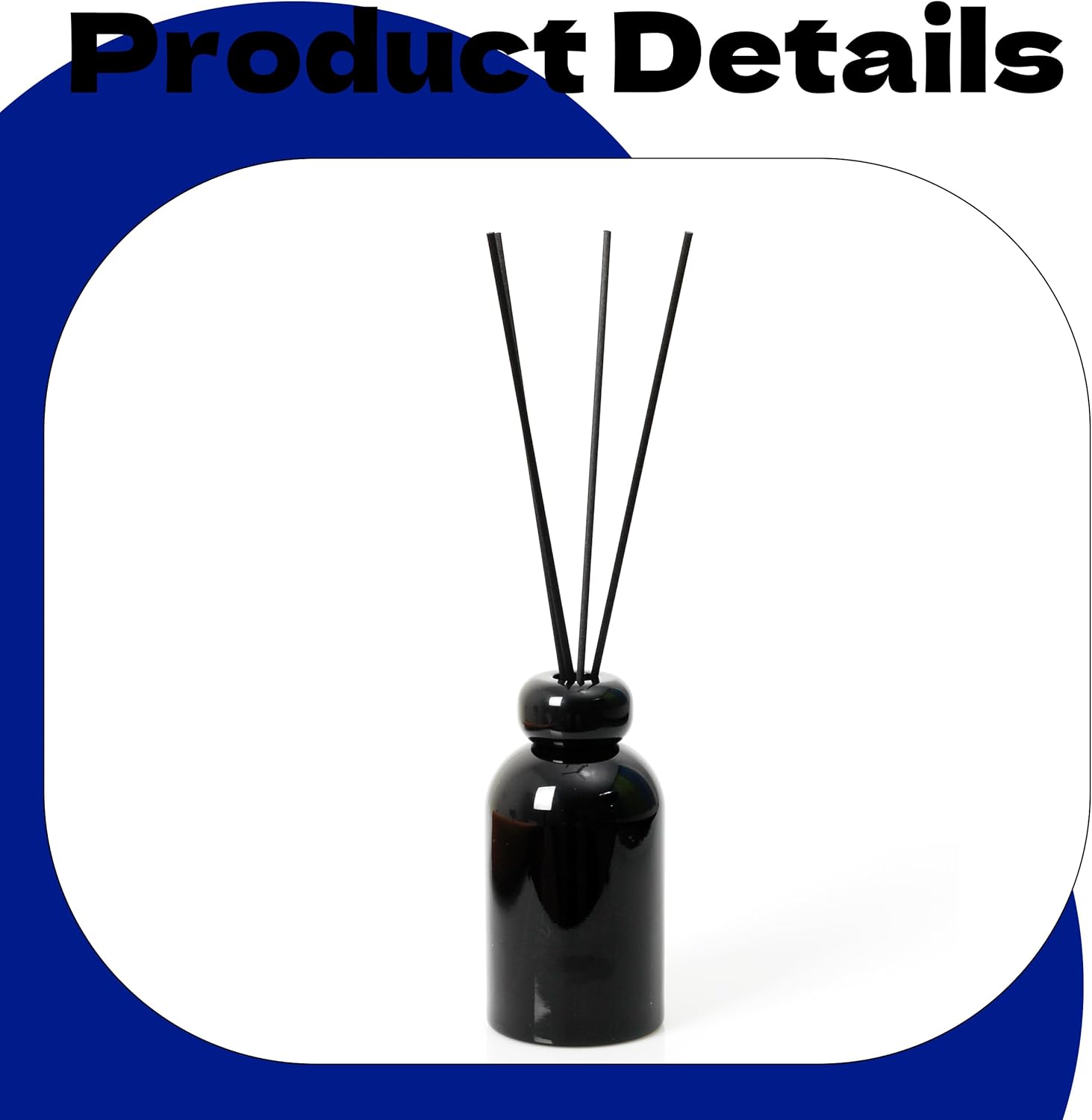Black Fibre Reed Diffuser Sticks 50pcs