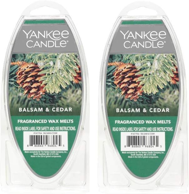Yankee Candle Balsam Cedar Wax Melts 2 Pack