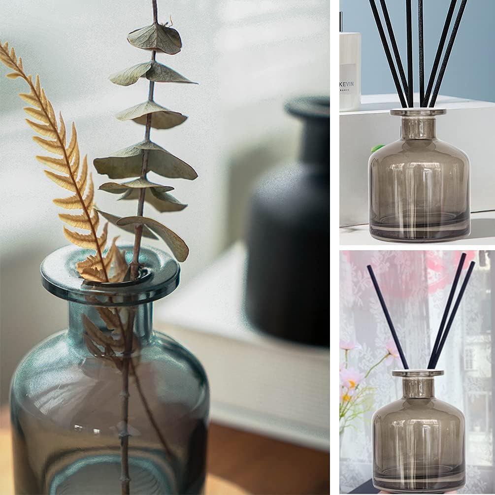 150ml Glass Diffuser Bottle - Grey Aromatherapy Container