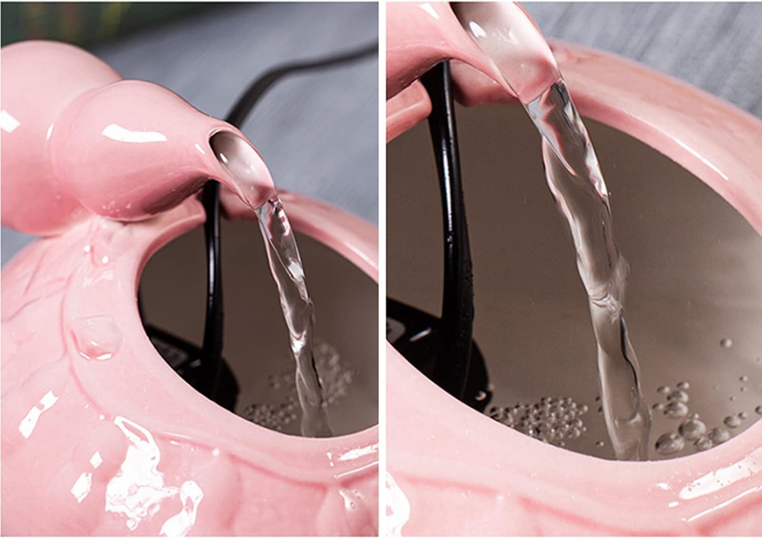 Mini Ceramic Waterfall Indoor Fountain for Home and Office