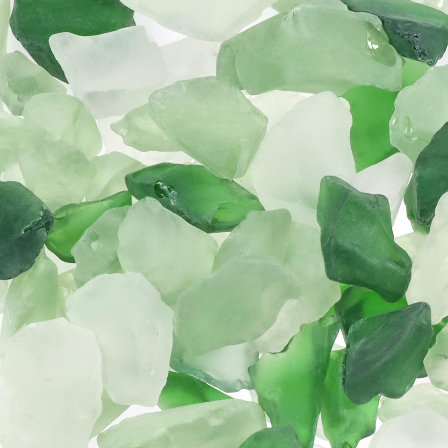 Ausluru 5LB Frosted Sea Glass Vase Fillers