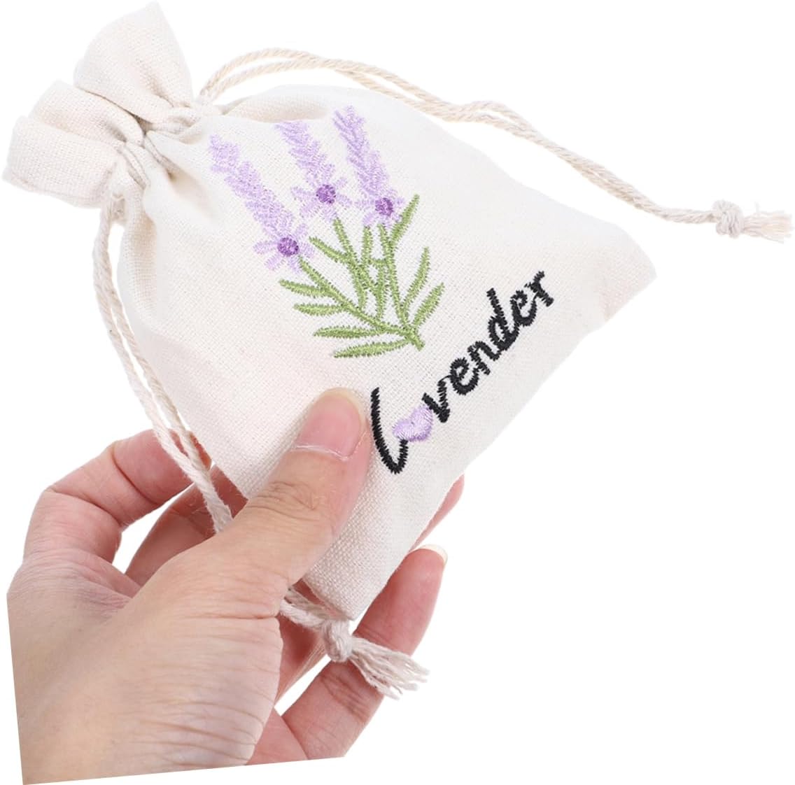 5pcs Lavender Sachet Bags with Drawstring for Home and Car Use