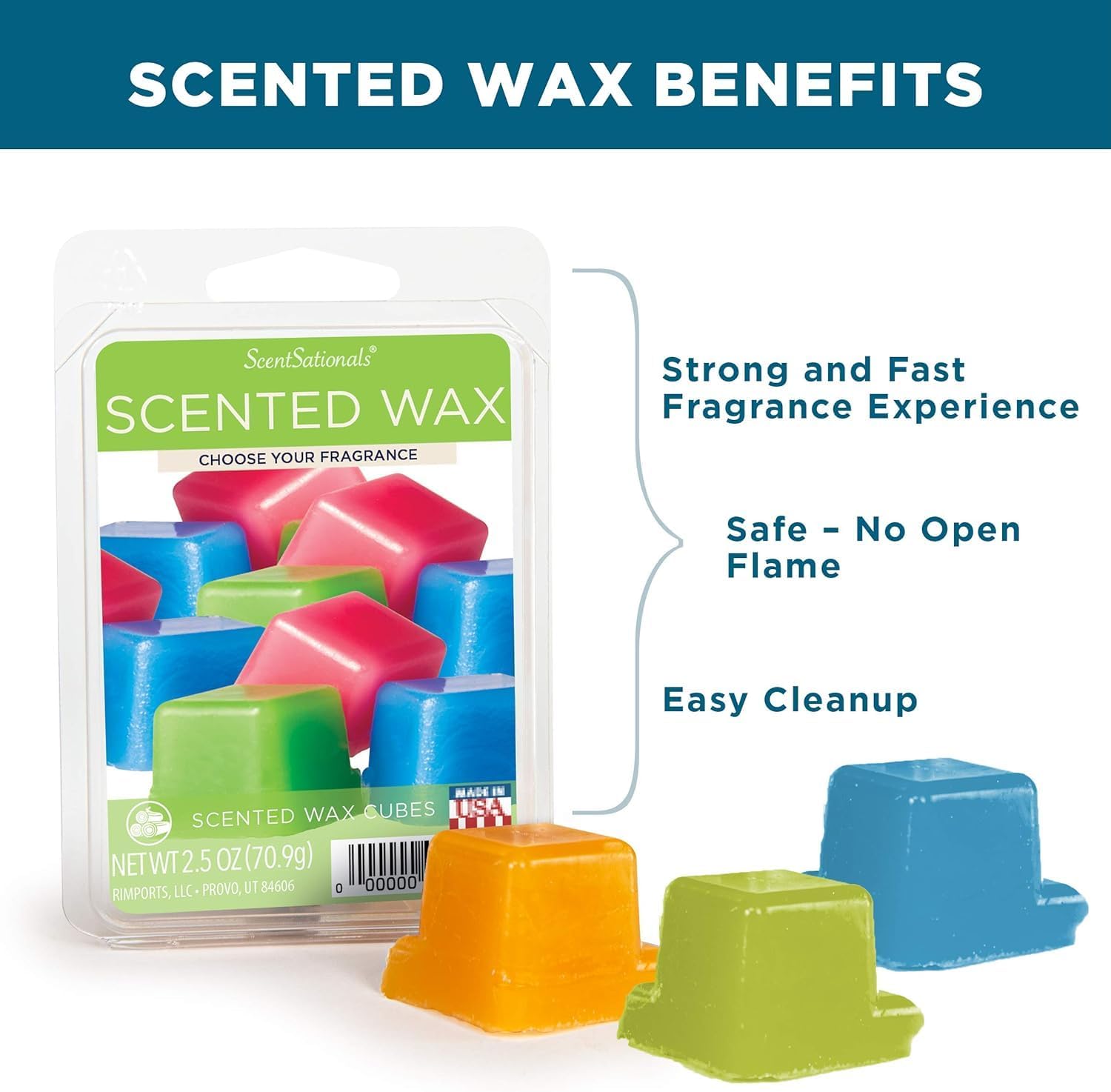 Scentsationals Wax Melts - Golden Apple 24-Cubes