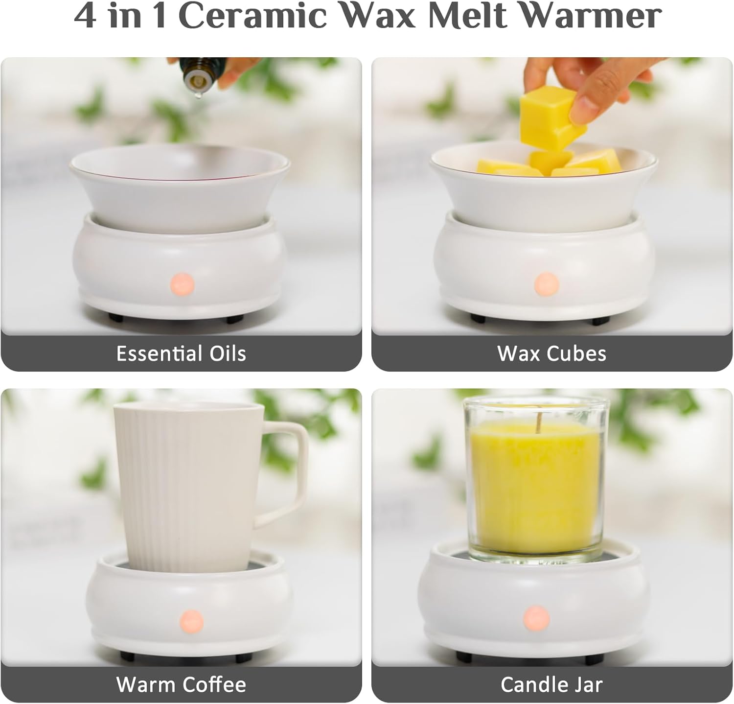 Bobolyn 4-in-1 Electric Wax Melter Warmer Burner