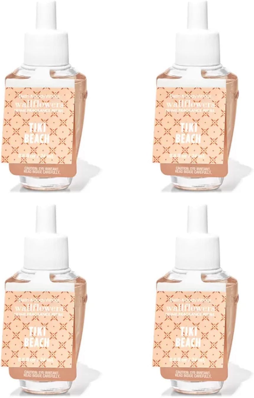 Bath Body Works Tiki Beach WallFlowers Refill 4 Pack