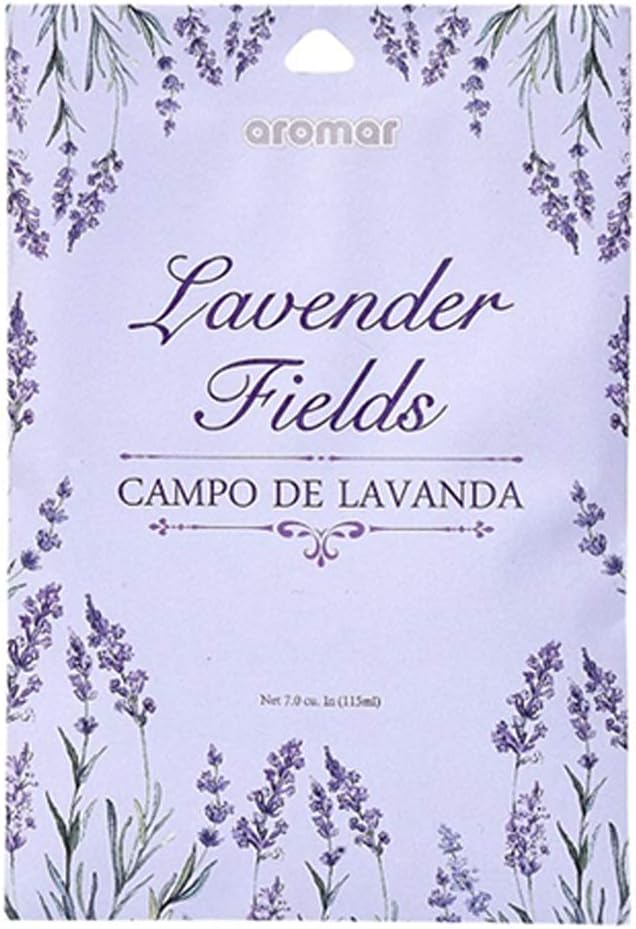 6 Pack Lavender Fields Scented Sachet Drawer Bags Large Air Freshener