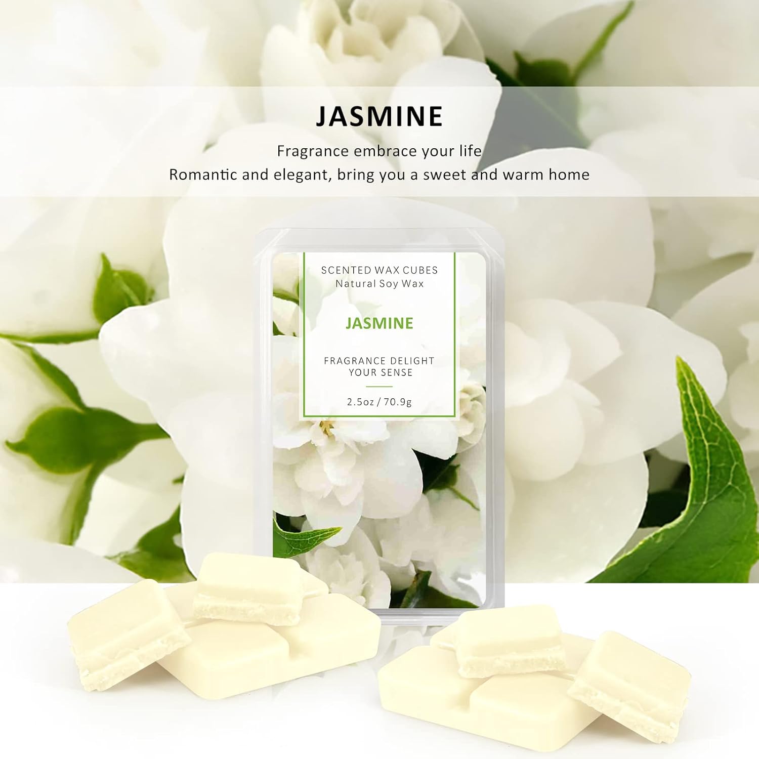 STRN Soy Wax Melts 4 Pack with Rose Lavender Jasmine Cherry