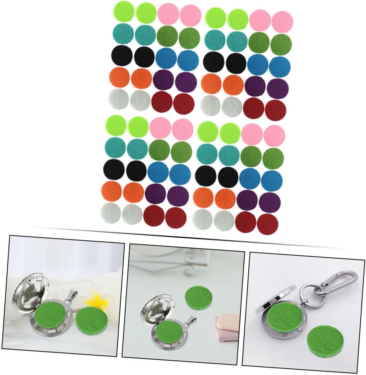 100pcs Cotton Pads for Essential Oil Diffusers