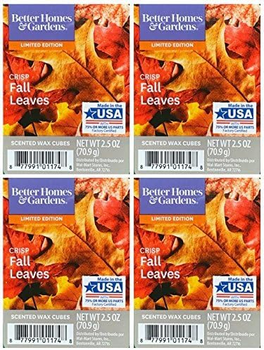 NITRO Better Homes and Gardens Crisp Fall Leaves Wax Cubes 4-Pack
