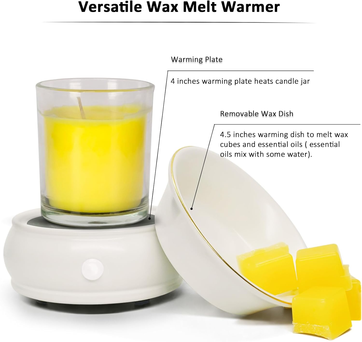 Bobolyn 4-in-1 Electric Wax Melter Warmer Burner