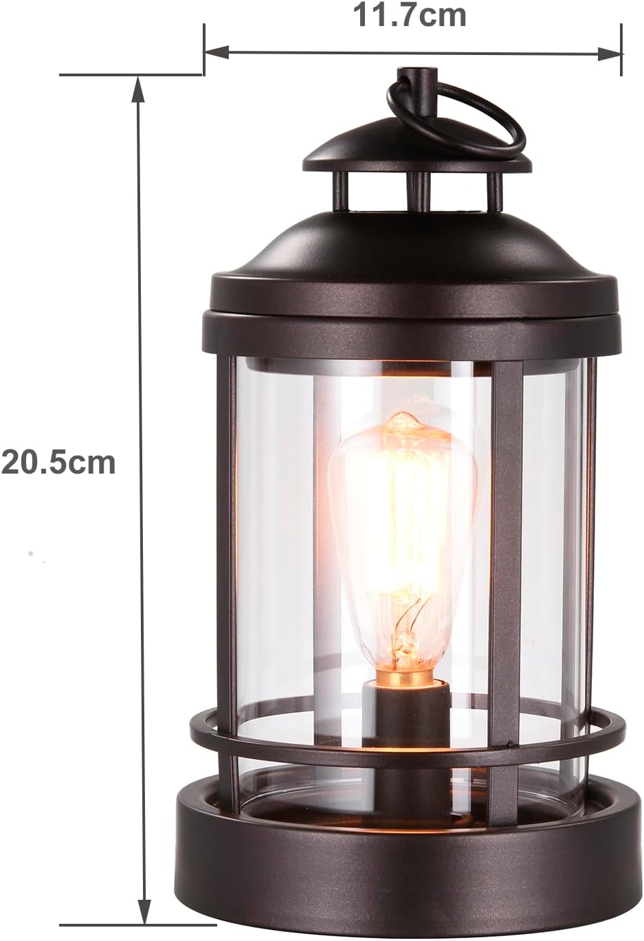 Retro Castle Wax Melting Warmer with Edison Bulb