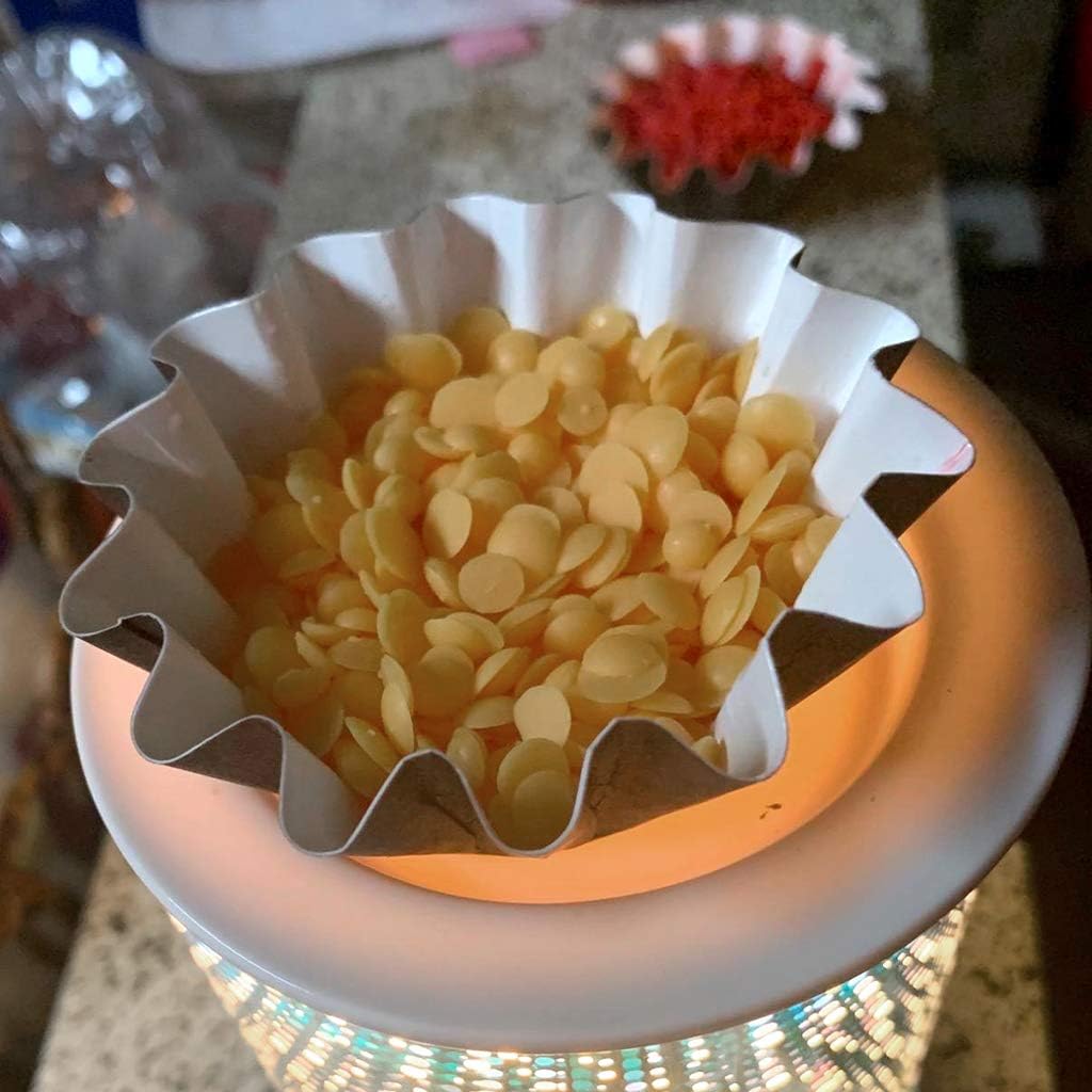 JUXYES 100 Reusable Wax Melt Liners Tray