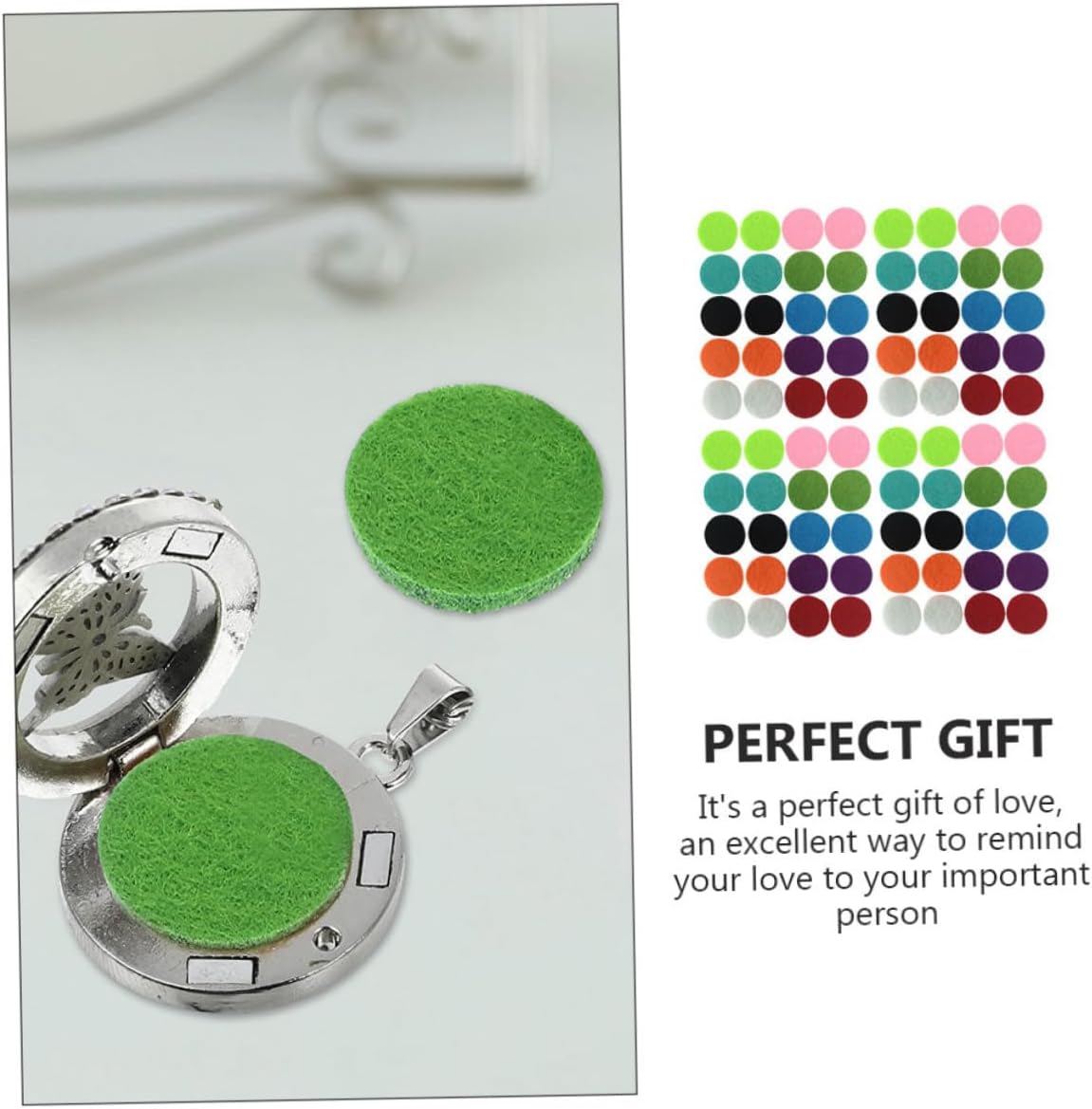 100pcs Cotton Pads for Essential Oil Diffusers