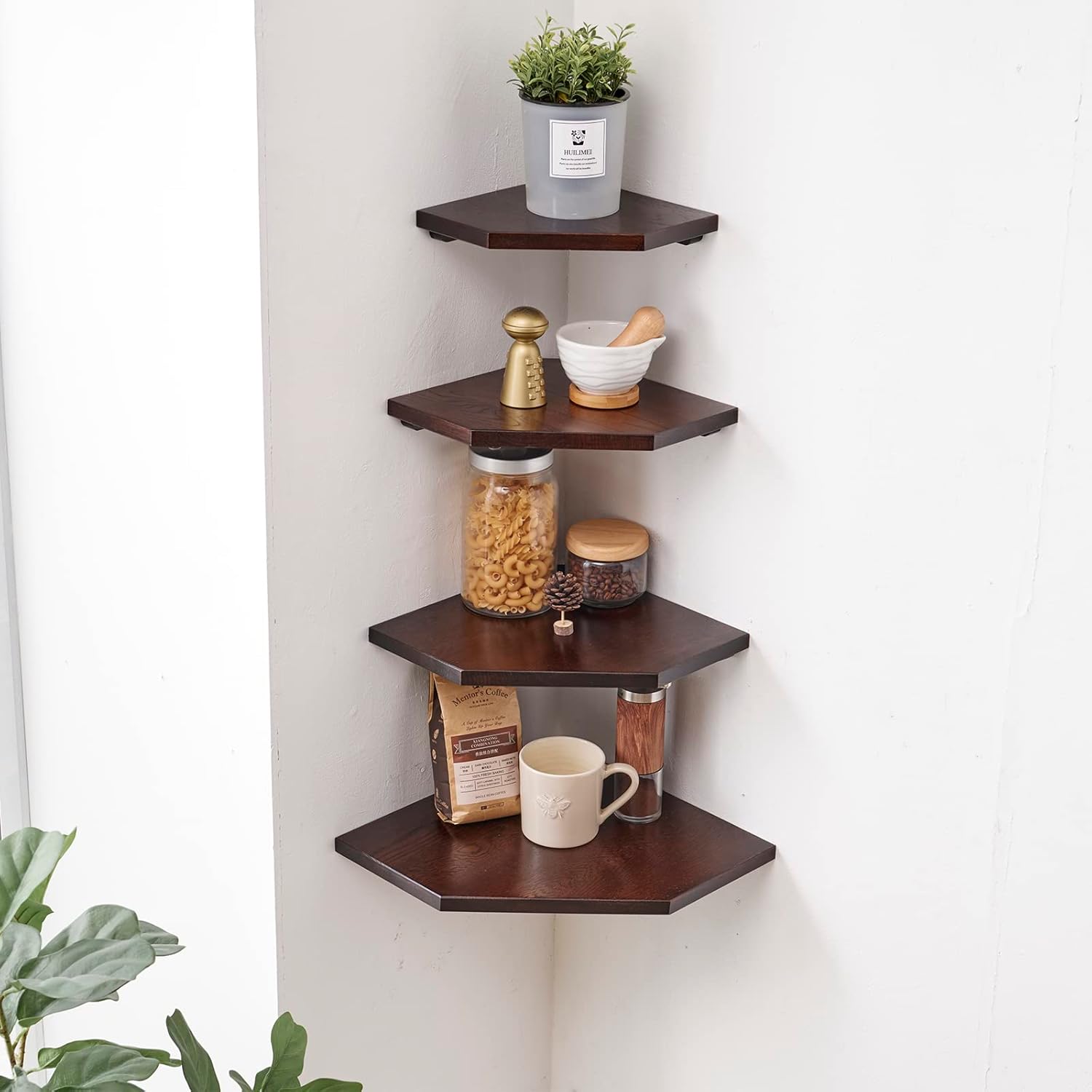Conamily Corner Shelf Wall Mount Set of 2