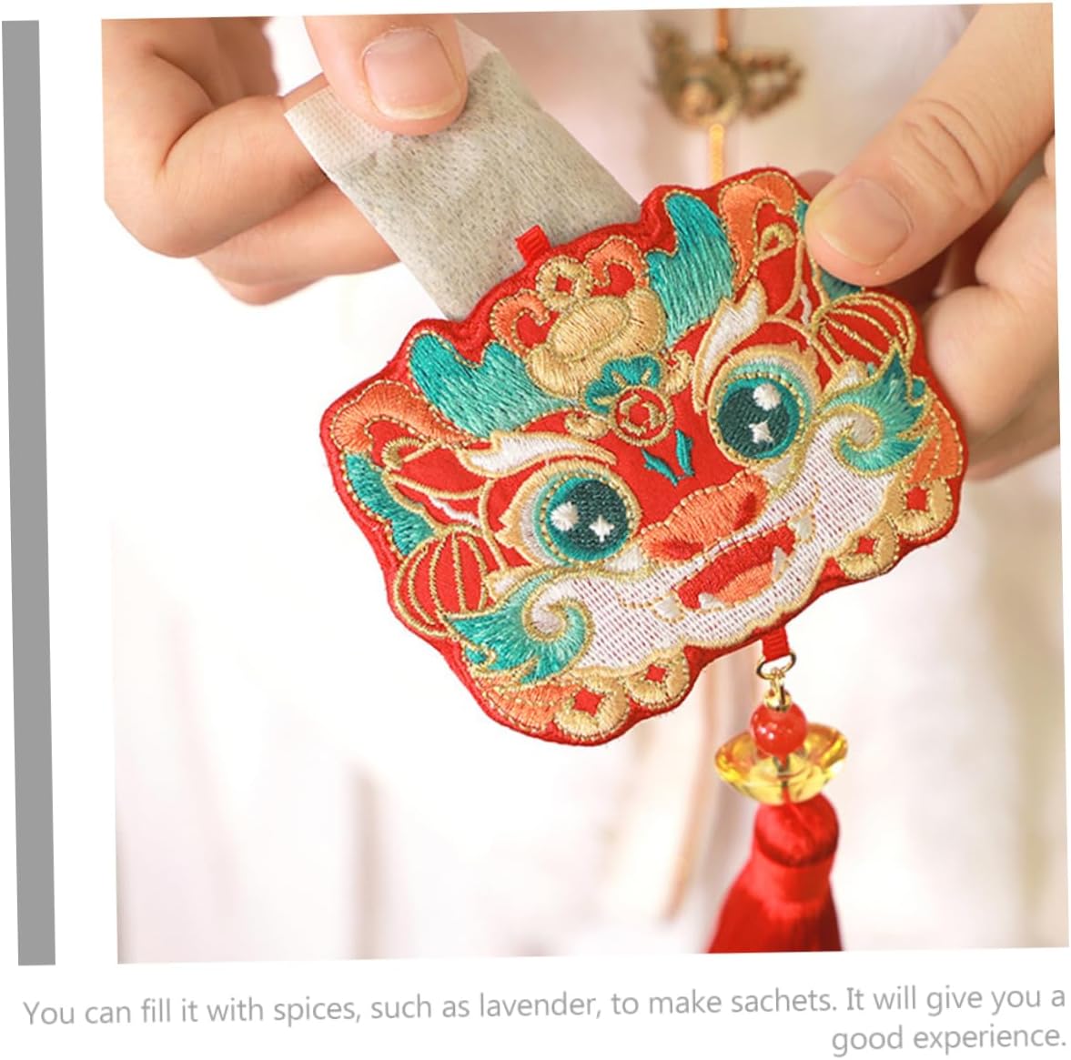 Cartoon Dragon Shape Perfume Sachet Pendant Bag