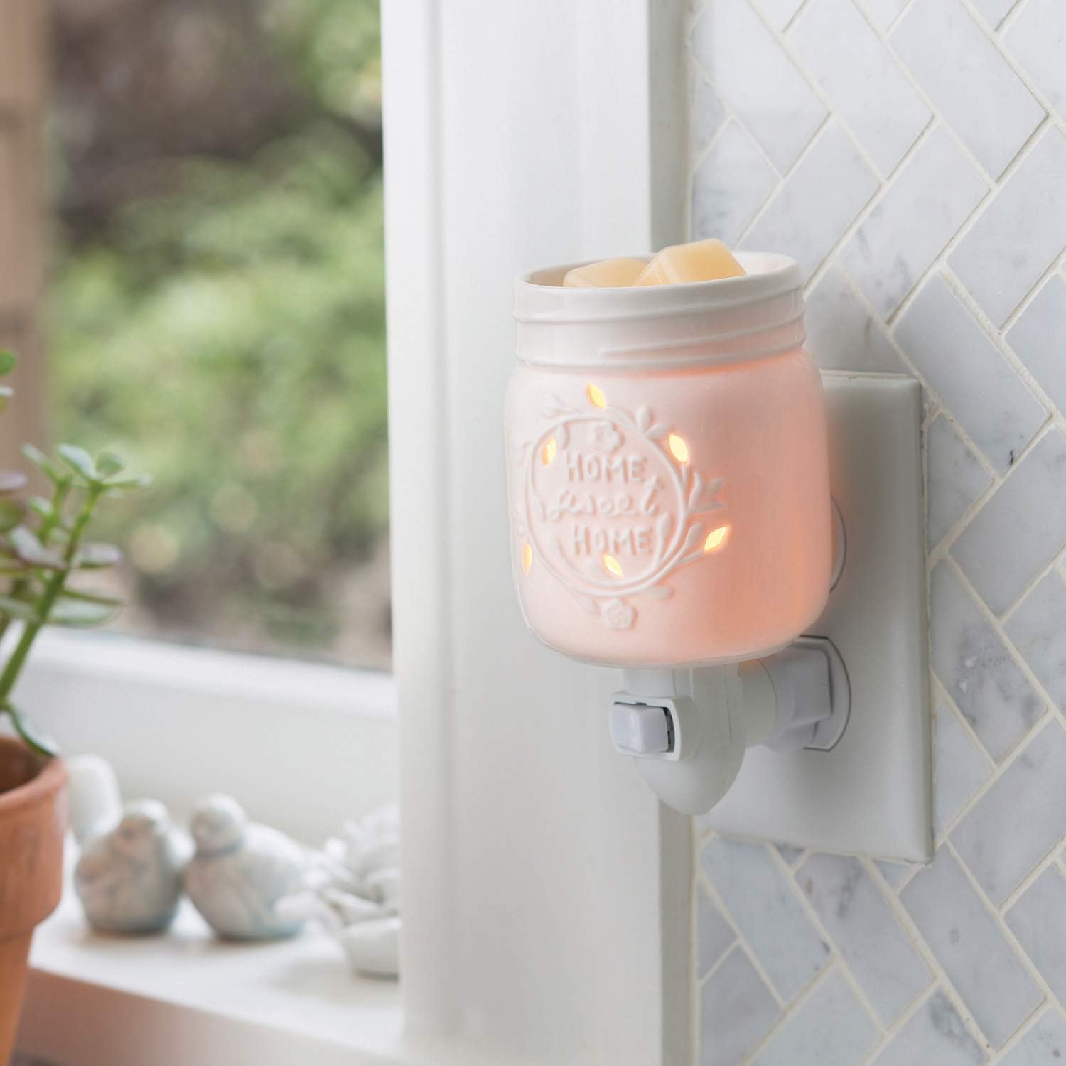 Mason Jar Plug-in Fragrance Warmer - Decorative