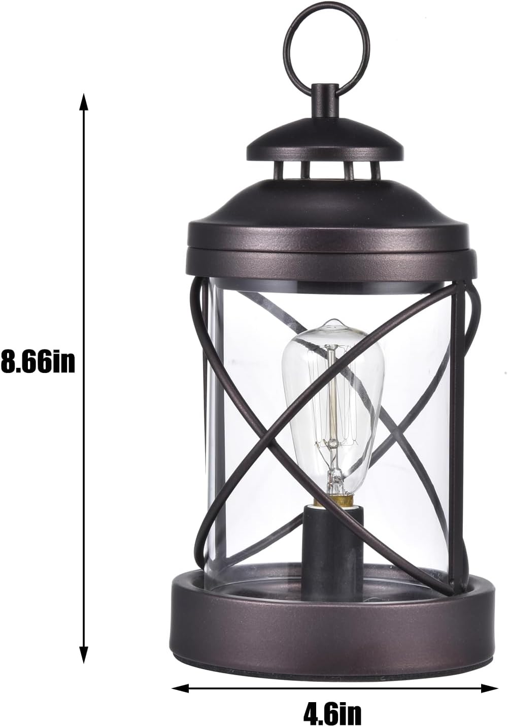 Lovelylly Wax Melt Warmer Edison Bulb Candle Burner