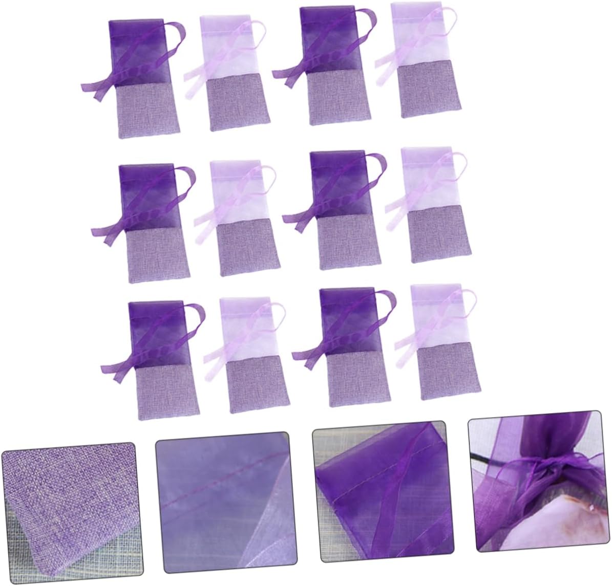 Vaguelly 24Pcs Lavender Sachet Bags for Home and Travel