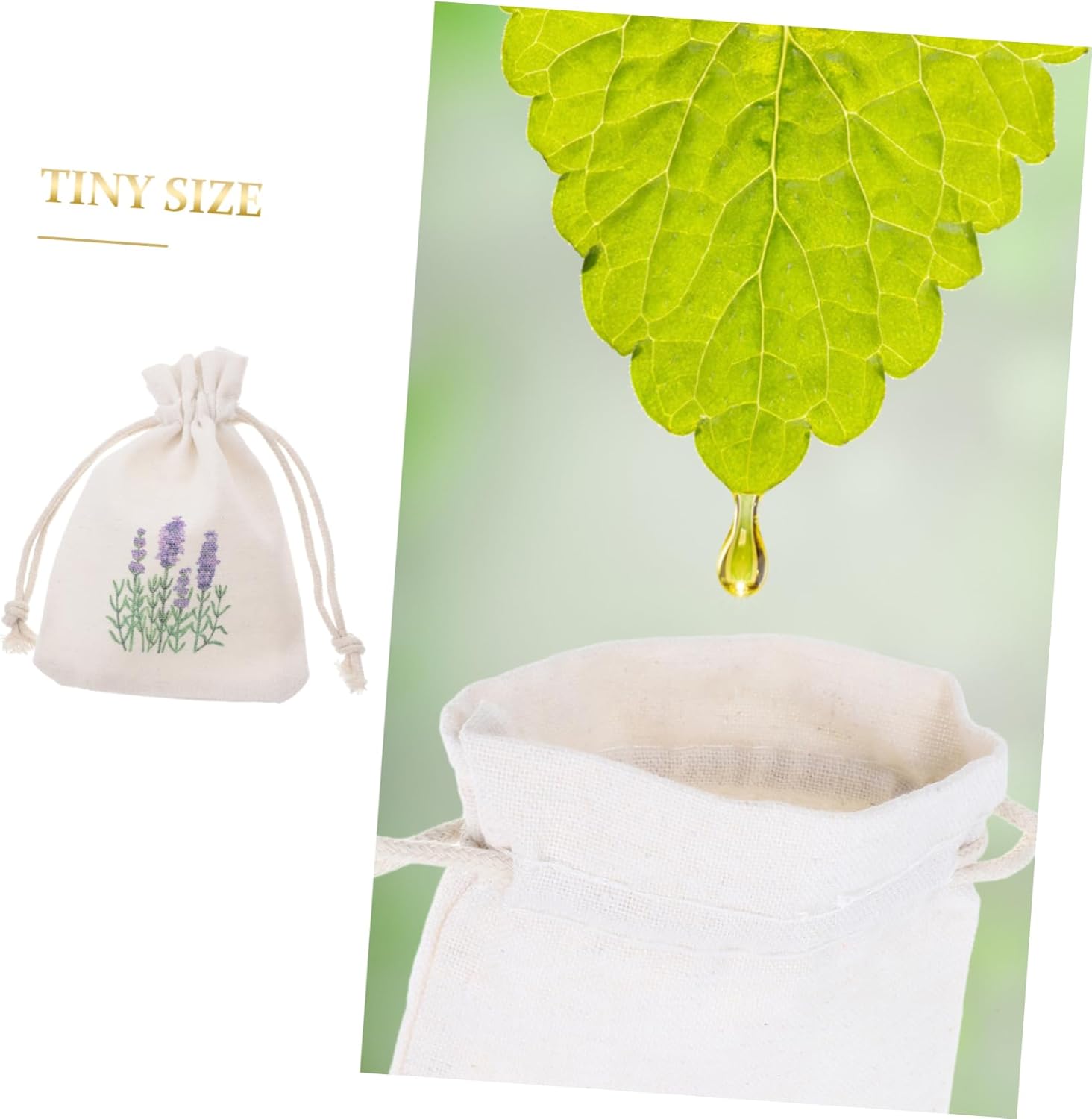 10pcs Lavender Sachet Bags with Drawstring